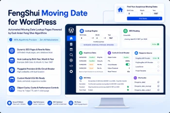 FengShui Moving Date for WordPress