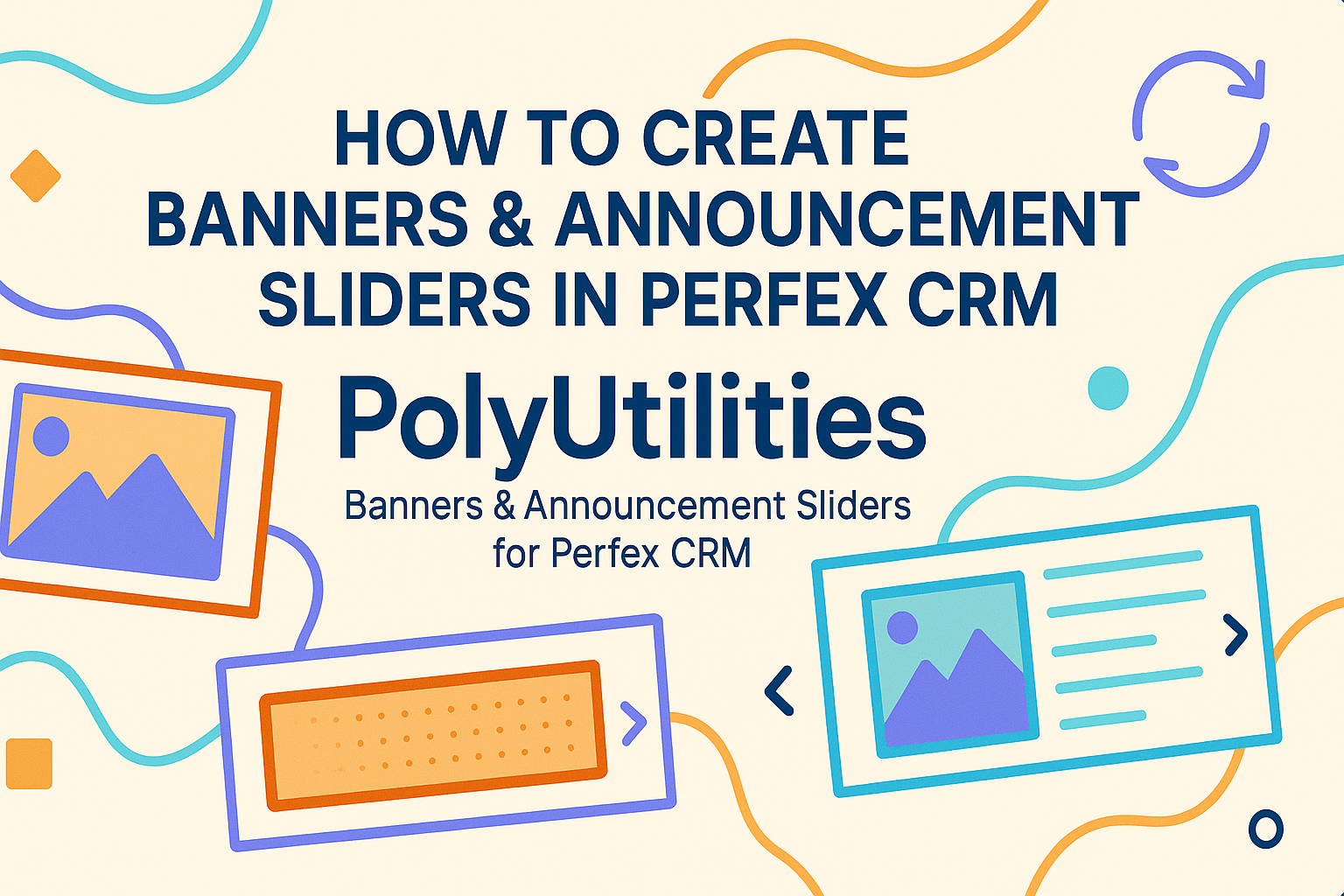 How to Create Banners &amp; Announcement Sliders in Perfex CRM?