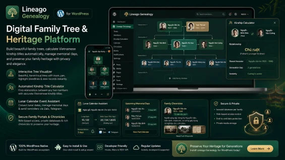 Digitalizing Family Heritage: Building a Modern Genealogy Platform for Vietnamese Clans
