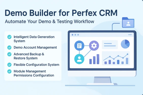 Demo Builder for Perfex CRM - Automated Demo Sandbox, Visitor Tracking & Reset Engine