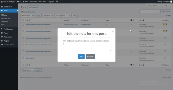 Ghim Mục Quản Trị & Ghi Chú Nhanh Admin - Plugin Poly Pin Manager cho WordPress thumbnail