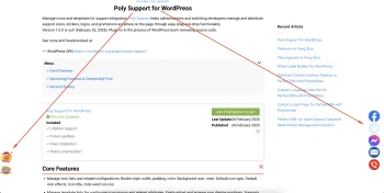 Nút Liên Hệ Nổi & Quản Lý Floating Buttons - Plugin Poly Support cho WordPress thumbnail
