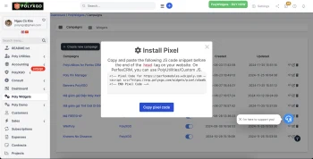 Mạng Lưới Quảng Cáo & Phân Phối Widget Đa Nền Tảng - Module Poly Widgets cho Perfex CRM thumbnail