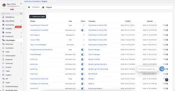 Mạng Lưới Quảng Cáo & Phân Phối Widget Đa Nền Tảng - Module Poly Widgets cho Perfex CRM thumbnail